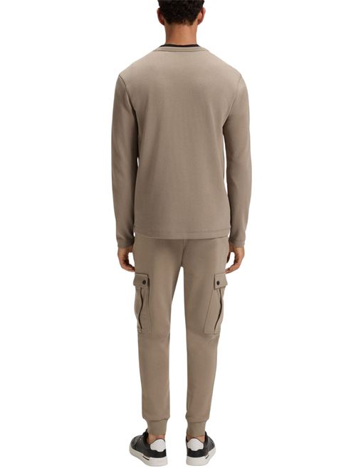 T-shirt misto cotone manica lunga Boss Orange | 50520725346